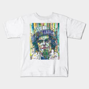 CAPTAIN BEEFHEART watercolor and ink portrait .1 Kids T-Shirt